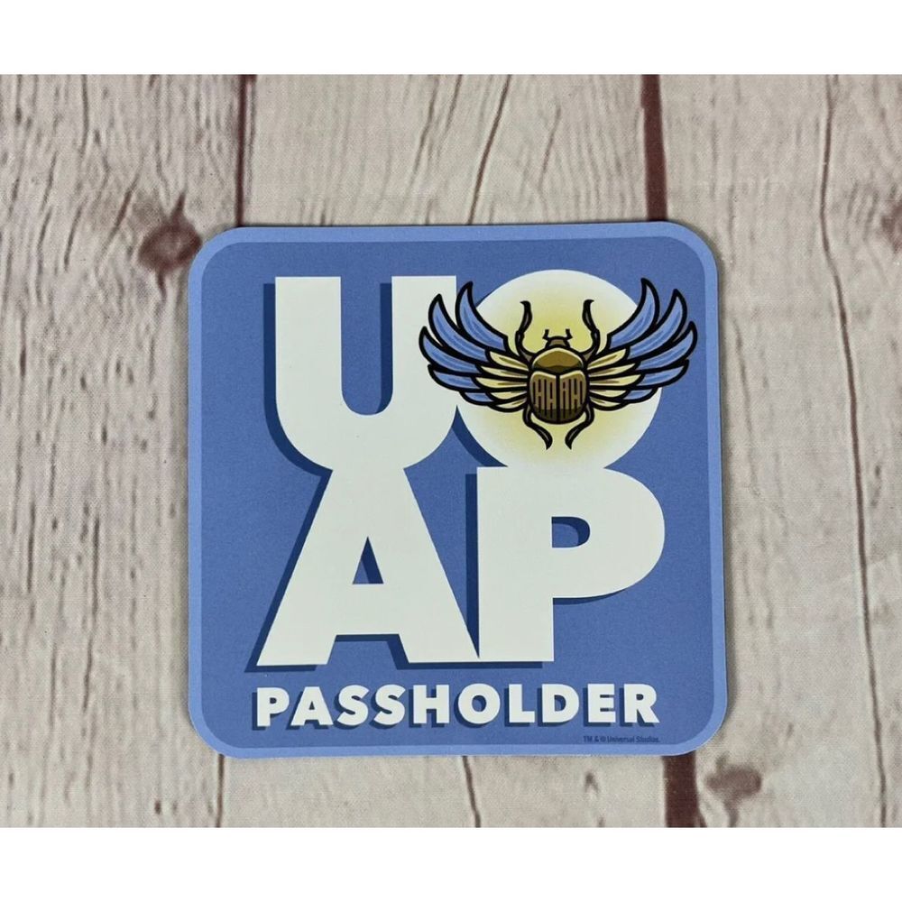 UNIVERSAL STUDIOS Orlando Mummy Annual Passholder September 2022 Magnet New…‎